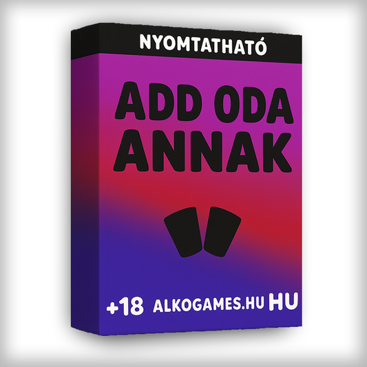 Játék "Add Oda Annak" (Nyomtatható)